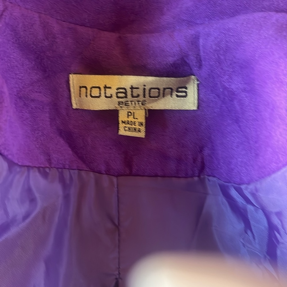 Notations Purple Blazer for Men - Picture 8 of 9